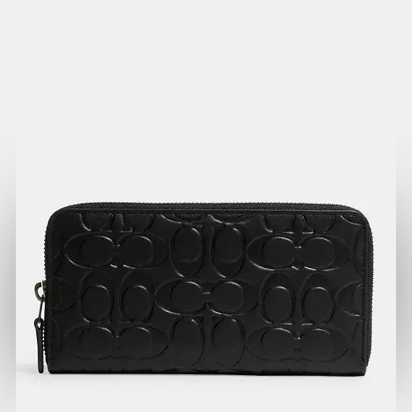 Coach Black Embossed Wallet - Picture 14 of 15